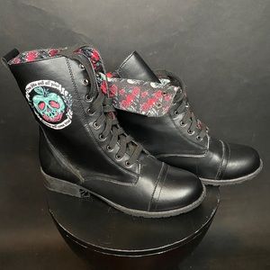 Evil Queen Combat Boots